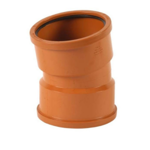 110mm 15deg Double Socket Bend