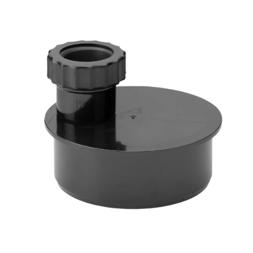 110mm Waste Adaptor 32mm - Black