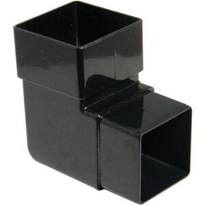 Square Line  92.5° OFFSET BEND 65MM BLACK