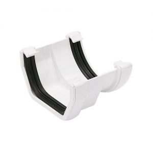SQUARE TO ROUND GUTTER ADAPTOR WHITE