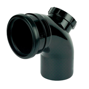 90 Degree Single Socket Access Bend- Black