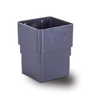 Square Line  DOWN PIPE SOCKET 65MM Anthracite Grey