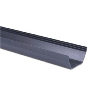 SQUARE LINE GUTTER 114MM X 4M Anthracite Grey