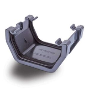 Square Line Gutter Union Bracket Anthracite Grey