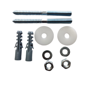 M10 x 120mm Washbasin Fixing Kit – Sanitary Basin Bolt Set