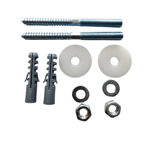 M10 x 120mm Washbasin Fixing Kit – Sanitary Basin Bolt Set