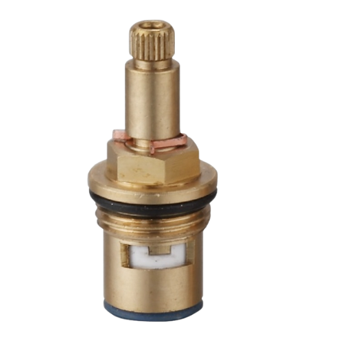 1/2" BSP Quarter Turn Ceramic Tap Valves Pack – Hot & Cold (Red/Blue) - Image 3