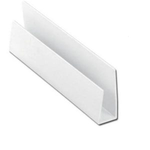 Hollow Soffit J Trim - 5mtr White