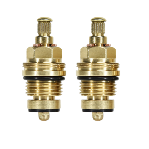 Full Turn Brass Threaded Tap Glands Pack – 1/2" Tap Valves with Threaded Collar