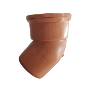 110mm Underground Drainage 45deg Single Socket Bend