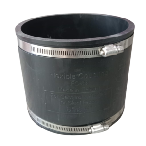 Flexible Coupler 4" Clay to 4" Clay (133mm x133mm)
