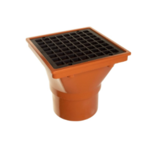 110mm Square Hopper Head With Spigot End